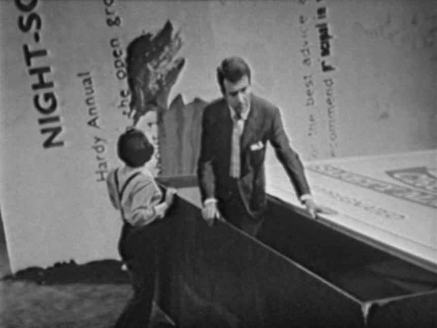 Image: Ian and Susan discover a giant matchbox the size of a car.