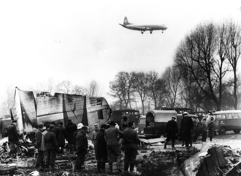 Lufthansa flight 005 crash site