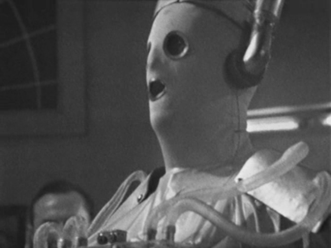 Image: A Cyberman speaking