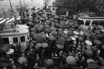 Umbrella protests Cologne