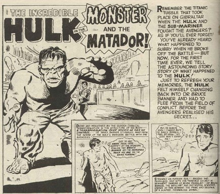 The Incredible Hulk: The Monster and the Matador