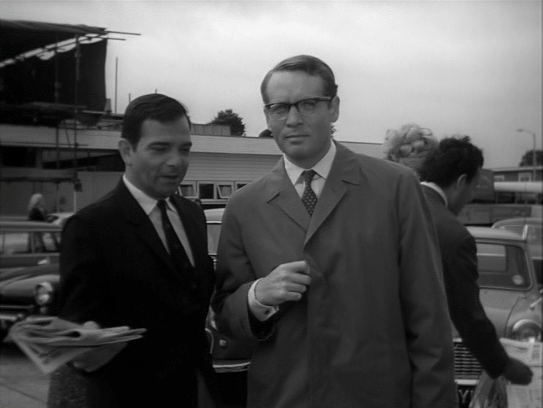 Example image of Danger Man showing McGoohan as John Drake