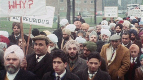 Sikhs march in Wolverhampton