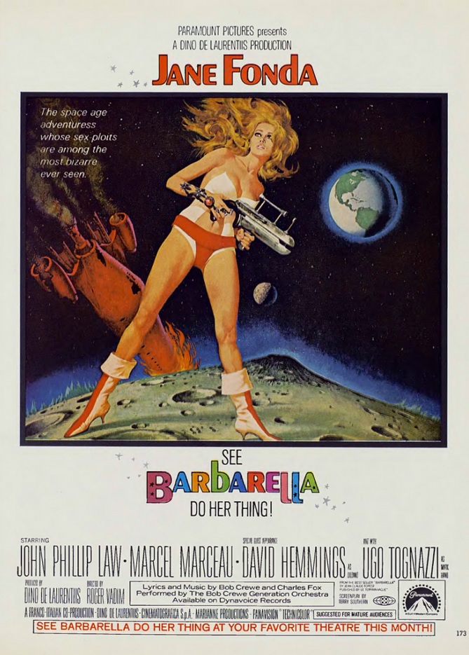 Ad for Barbarella the movie