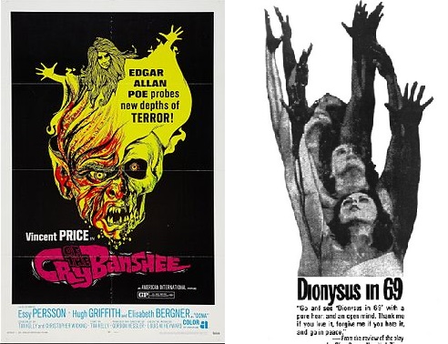 Two movie posters—see below for fuller description