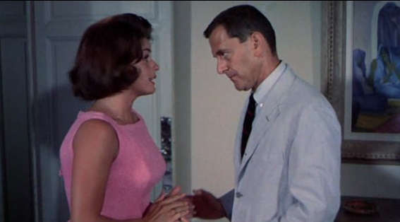 Senta Berger and Tony Randall, 1966