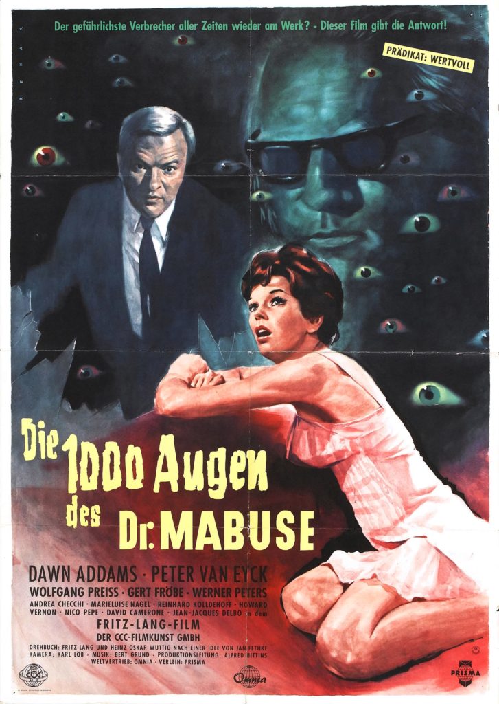 Poster: The Thousand Eyes of Dr. Mabuse