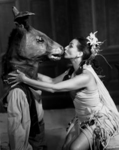 Titania with donkey-headed man