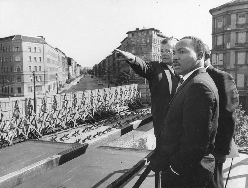 Martin Luther King at the Berlin Wall