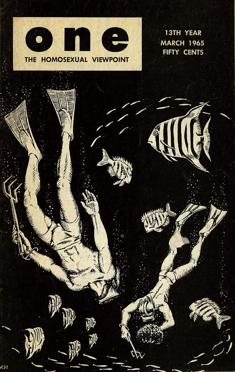 Cover for ONE, March 1965