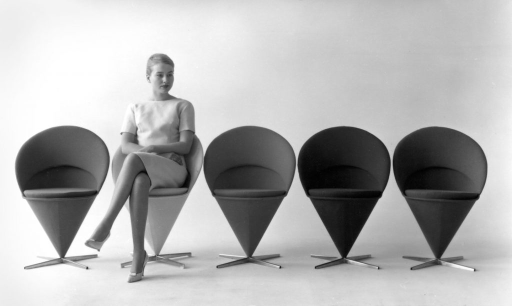 Cone chair by Verner Panton