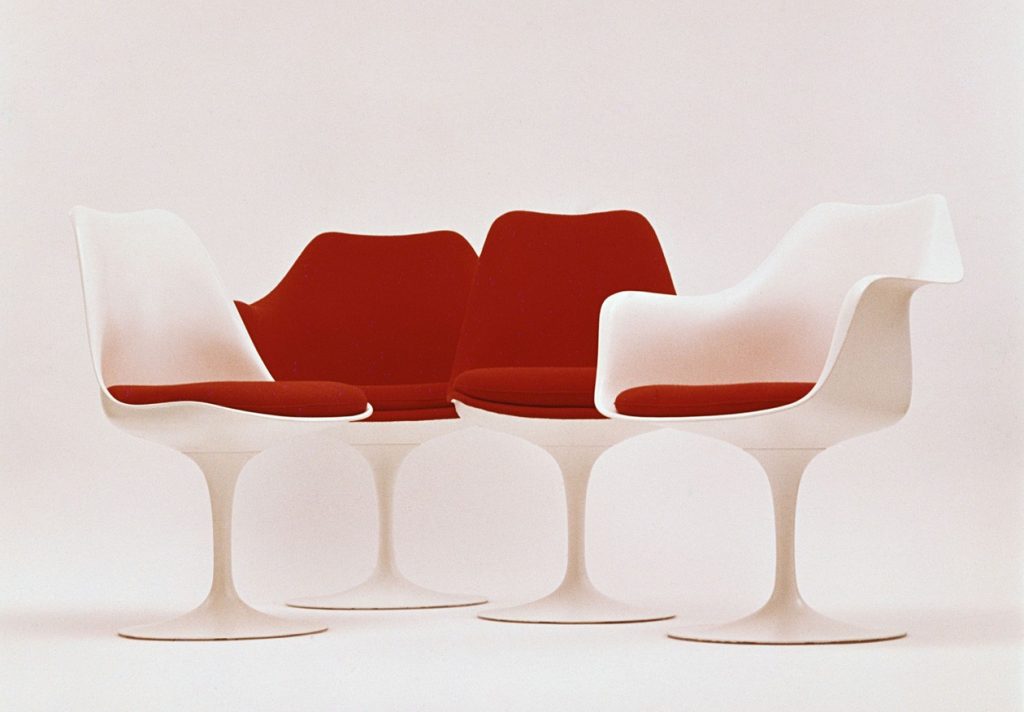 Tulip chairs by Eero Saarinen