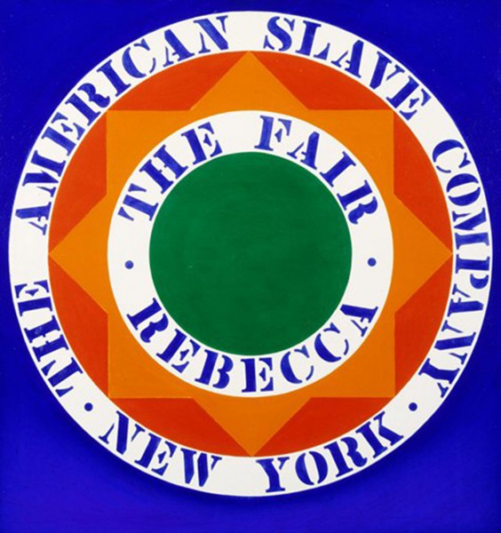 "The Fair Rebecca" by Robert Indiana