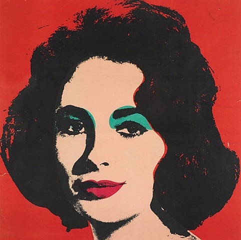 Elizabeth Taylor by Andy Warhol