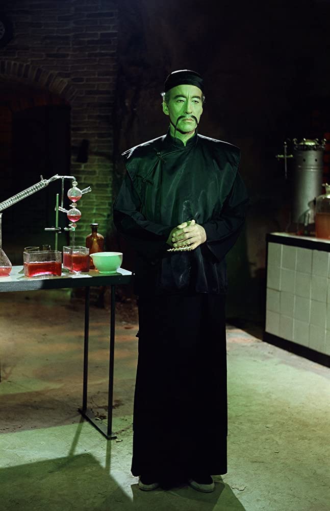 Christopher Lee in The Face of Fu Manchu