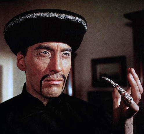 Christopher Lee in The Face of Fu Manchu