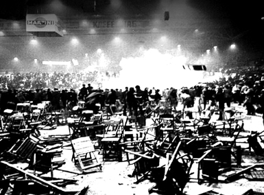 Waldbühne in ruins 1965