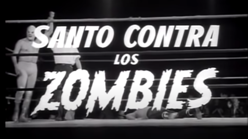 Title shot of Invasion of the Zombies in Spanish