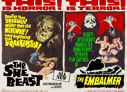 [May 14, 1966] Seeing Double (<i>The She Beast</i> and <i>The Embalmer</i>)