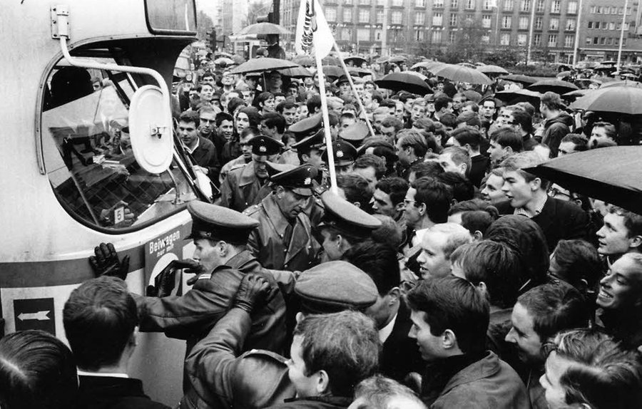 Cologne umbrella protests 1966