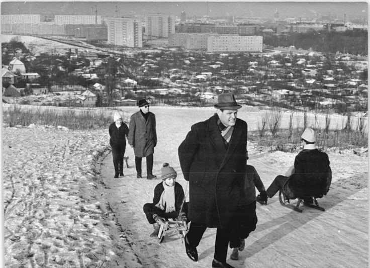 Snow in East Berlin in 1967