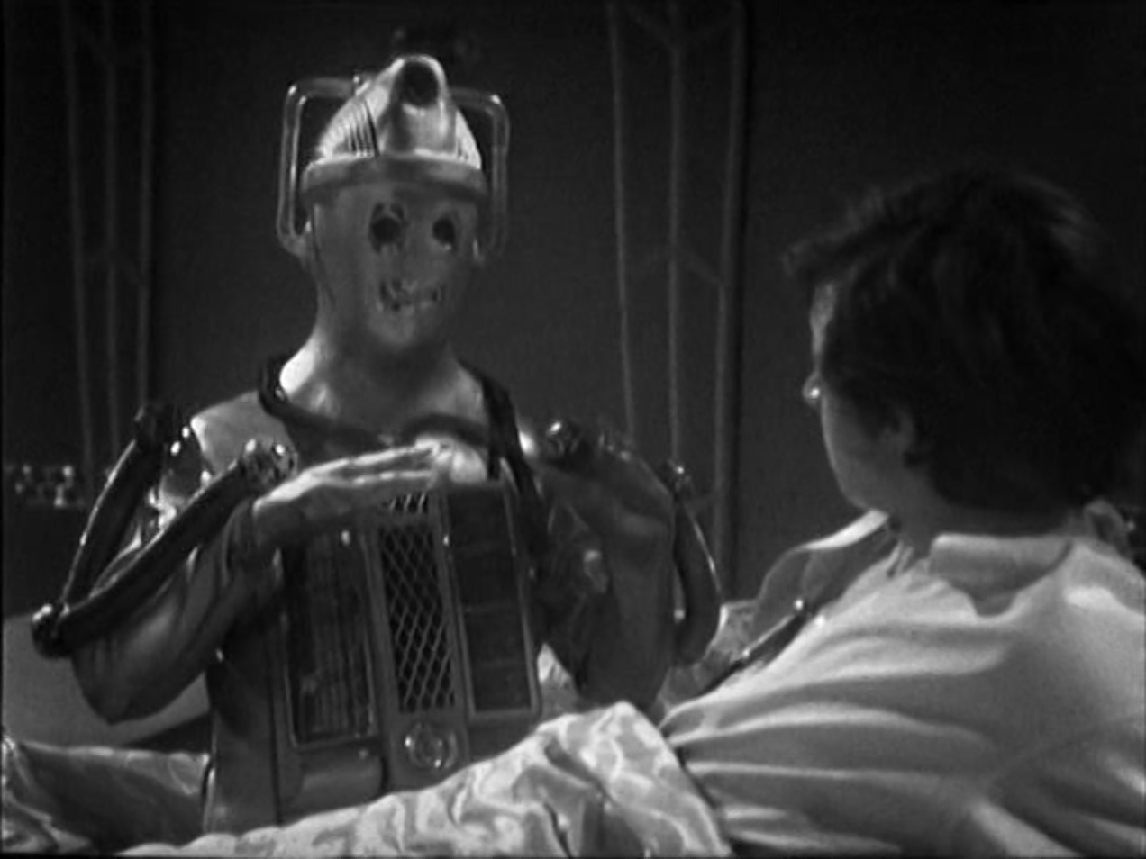 a cyberman approaches jamie