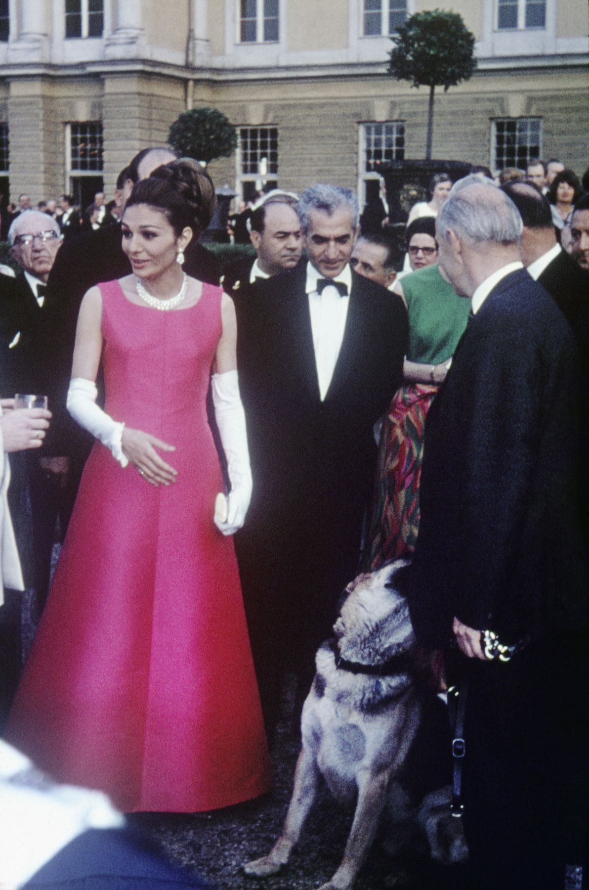 Shah and Farah Diba in Schloss Charlottenburg