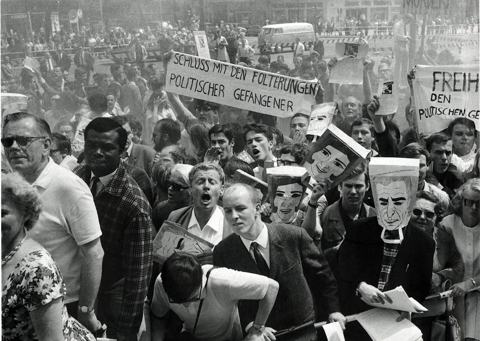 Student protesters and housewives