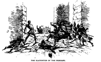 Fight between the Persians and Mehrikans