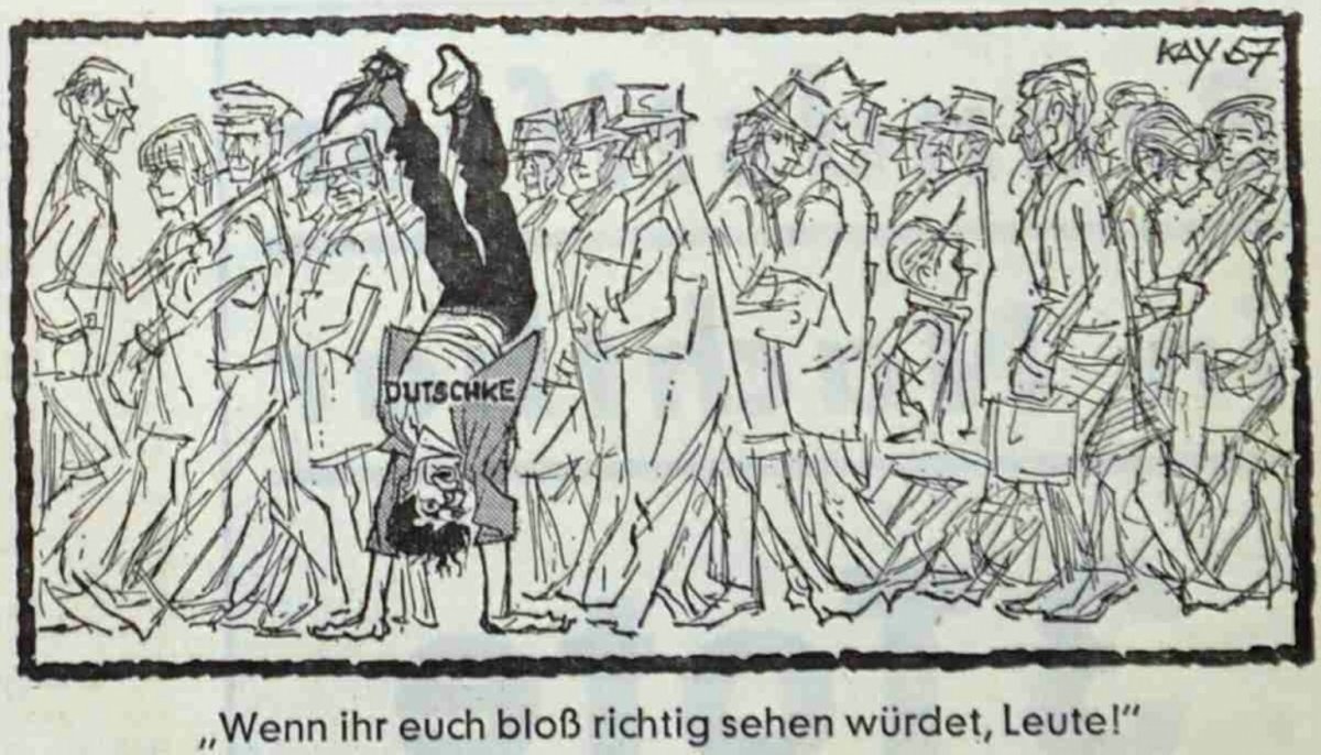 Rudi Dutschke political cartoon