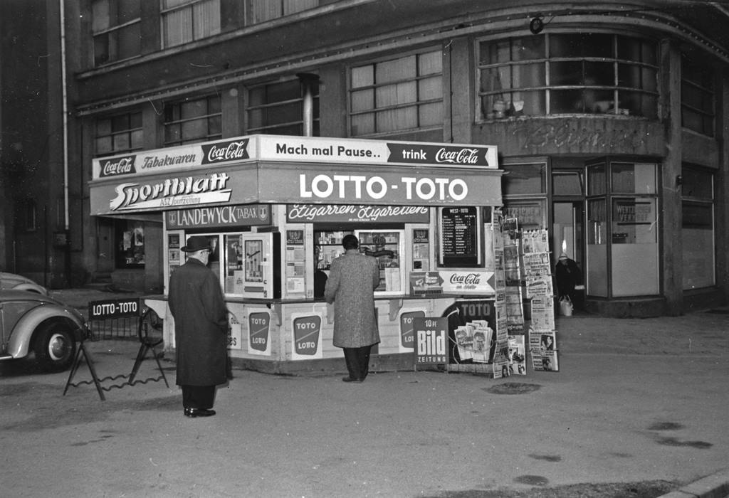 West German newsstand 1960s