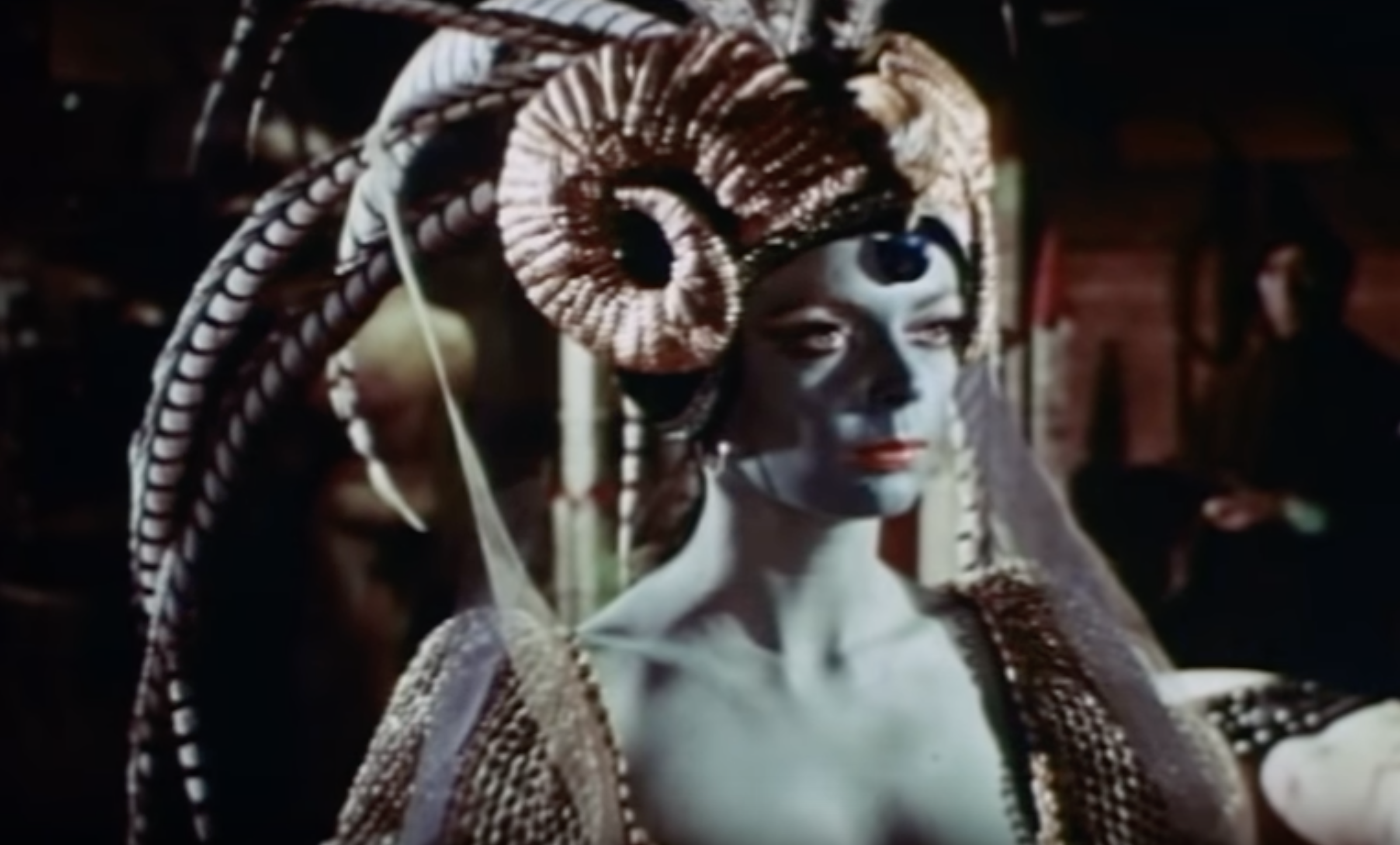 Lascivious Lavinia as played by Barbara Steele