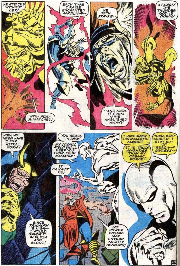 Glorious John Buscema Silver Surfer art