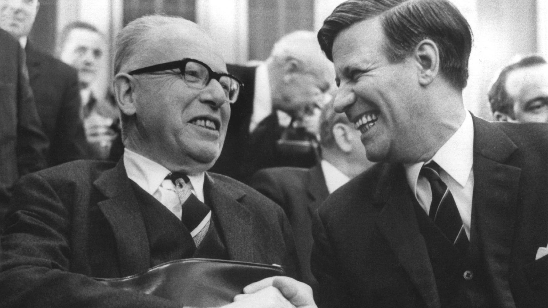 Gustav Heinemann and Helmut Schmidt