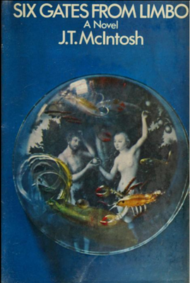 Six Gates To Limbo Cover depicting Adam and Eve in a glass bowl full of sea creatures