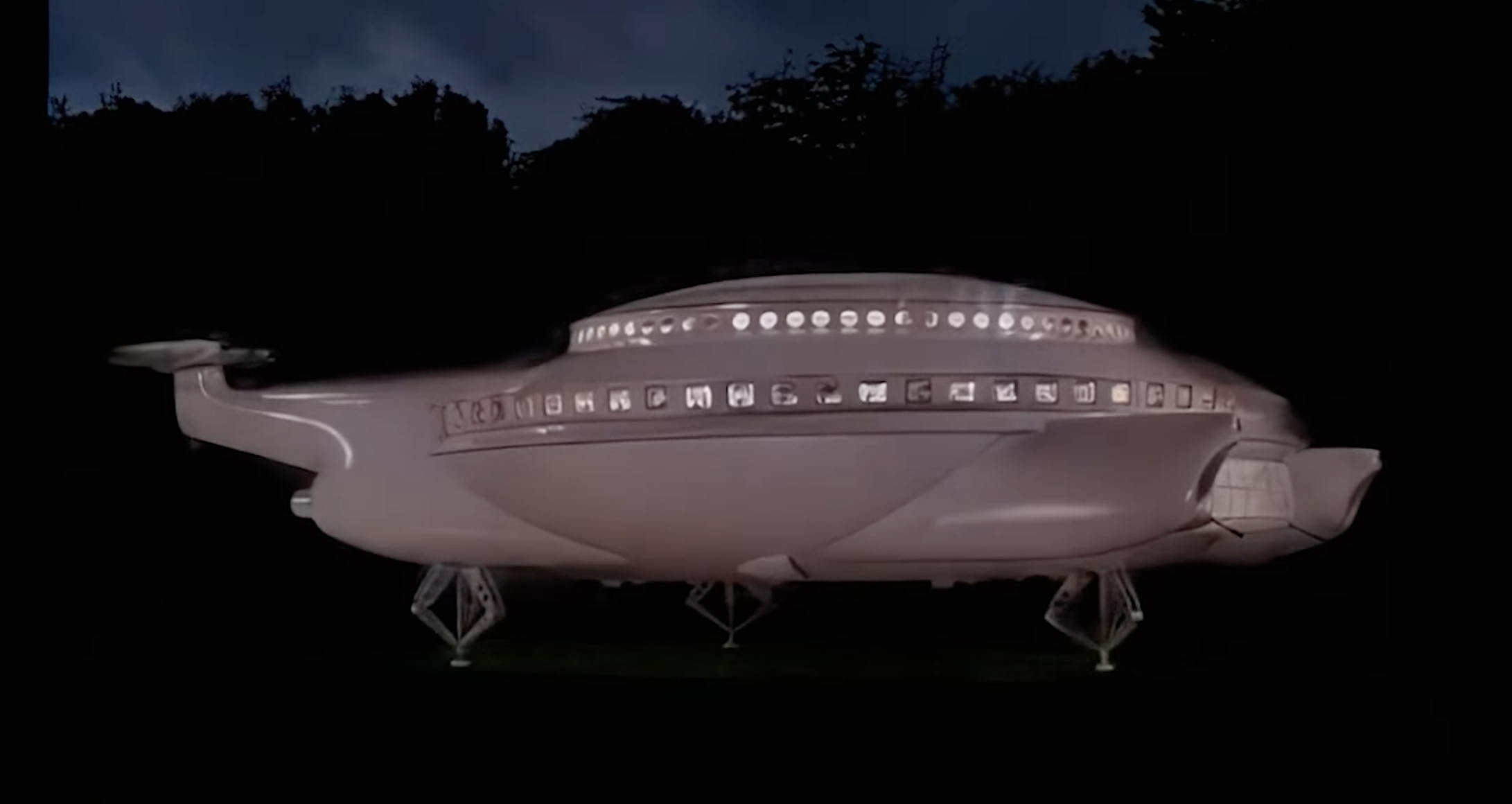 Alien spaceship from Daleks Invasion Earth, reused in The Body Stealers