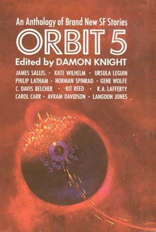 Hardback cover of Orbit 5 from 1969